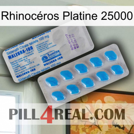 Rhinocéros Platine 25000 new15